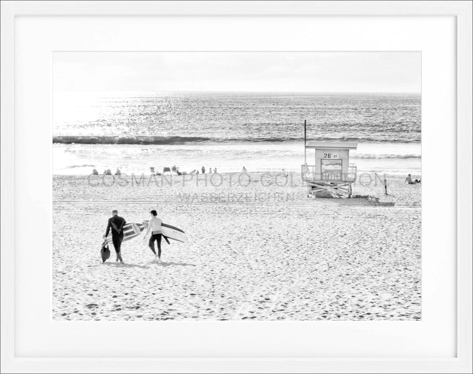 Poster mit Rahmen Kalifornien Manhattan Beach K184