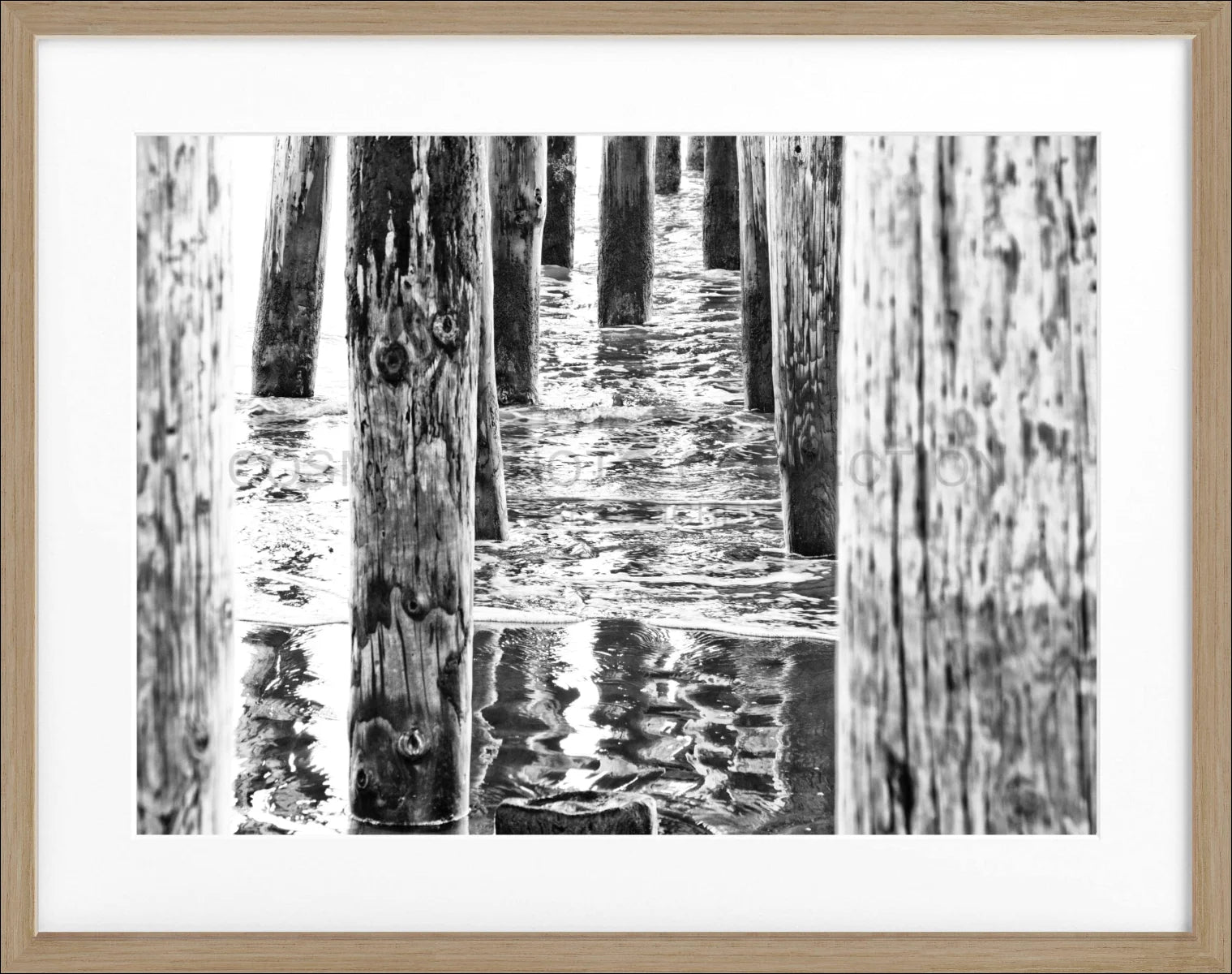 Poster mit Rahmen Kalifornien ’Pier’ K15 - Wandbilder