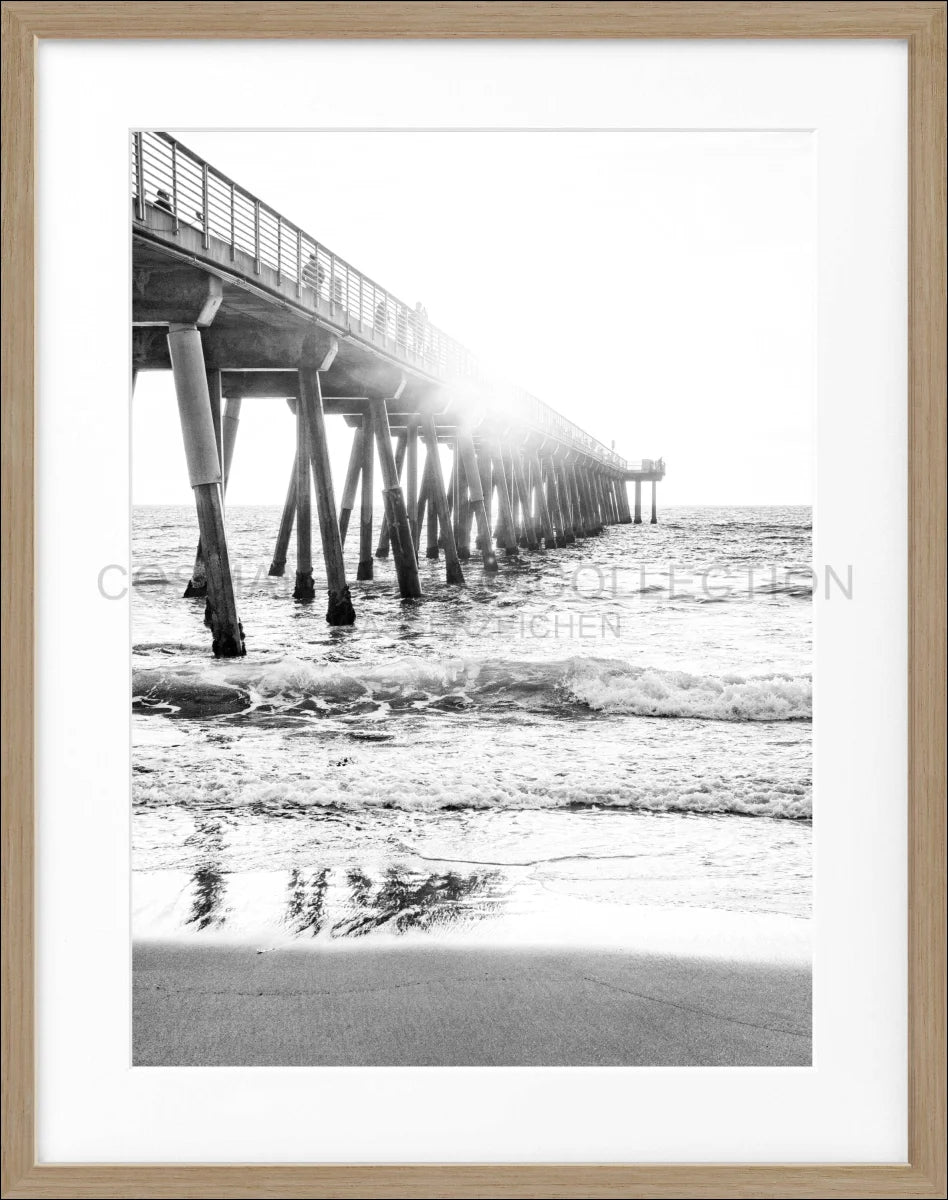 Poster mit Rahmen Kalifornien ’Pier’ K169 - Wandbilder