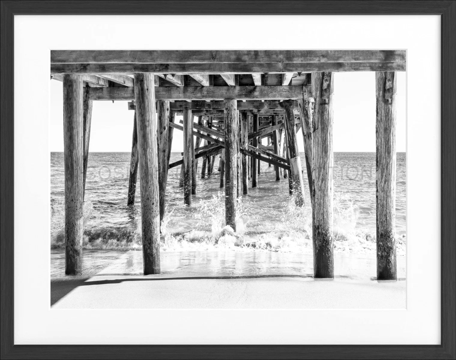 Poster mit Rahmen Kalifornien ’Pier’ K85B - Wandbilder