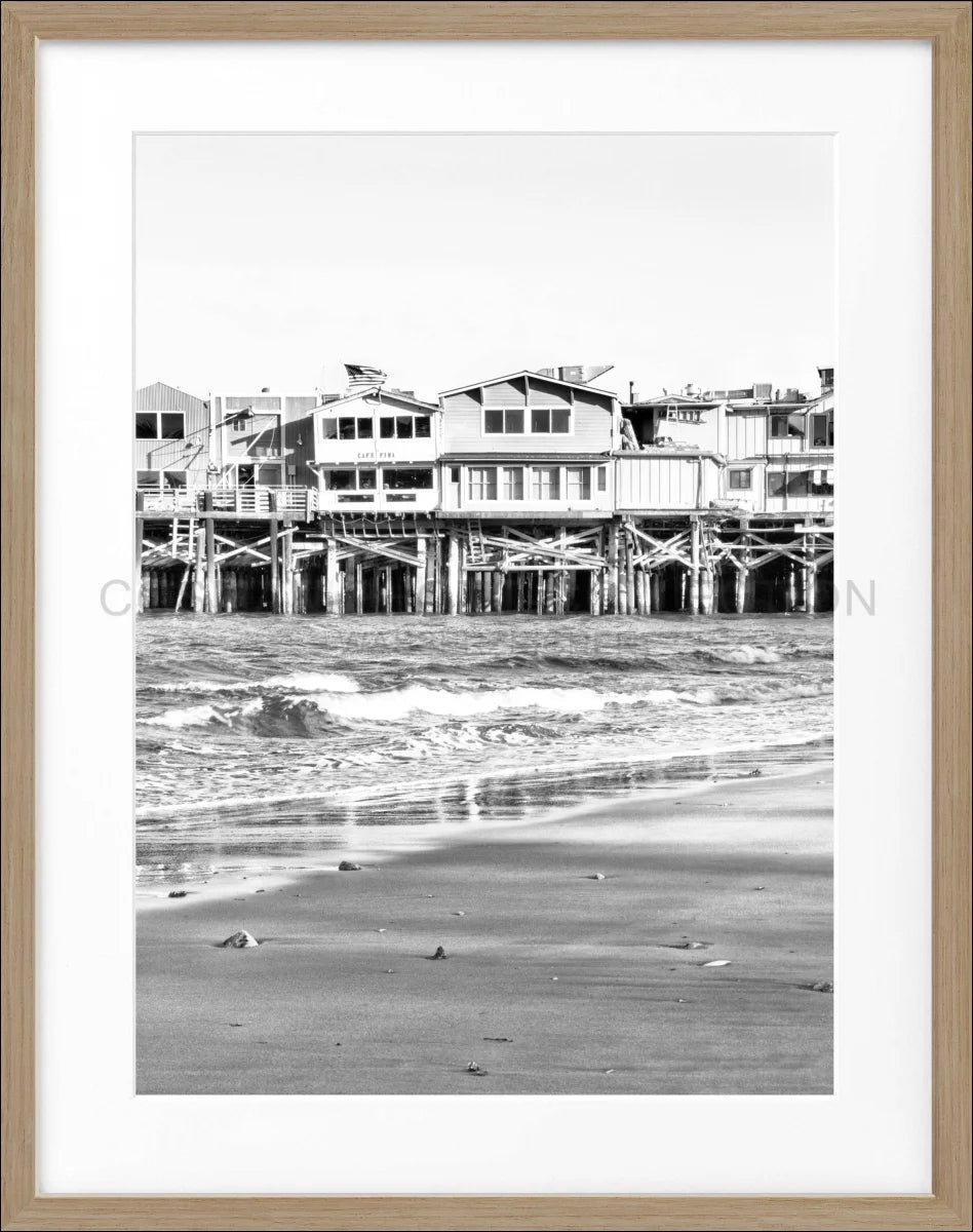 Poster mit Rahmen Kalifornien ’Pier Monterey’ K01