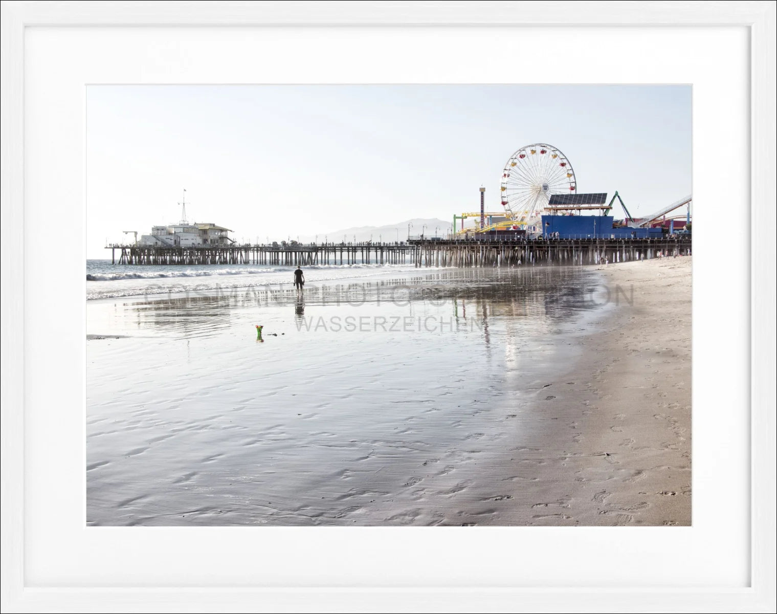 Poster mit Rahmen Kalifornien Santa Monica ’Pier’ K132