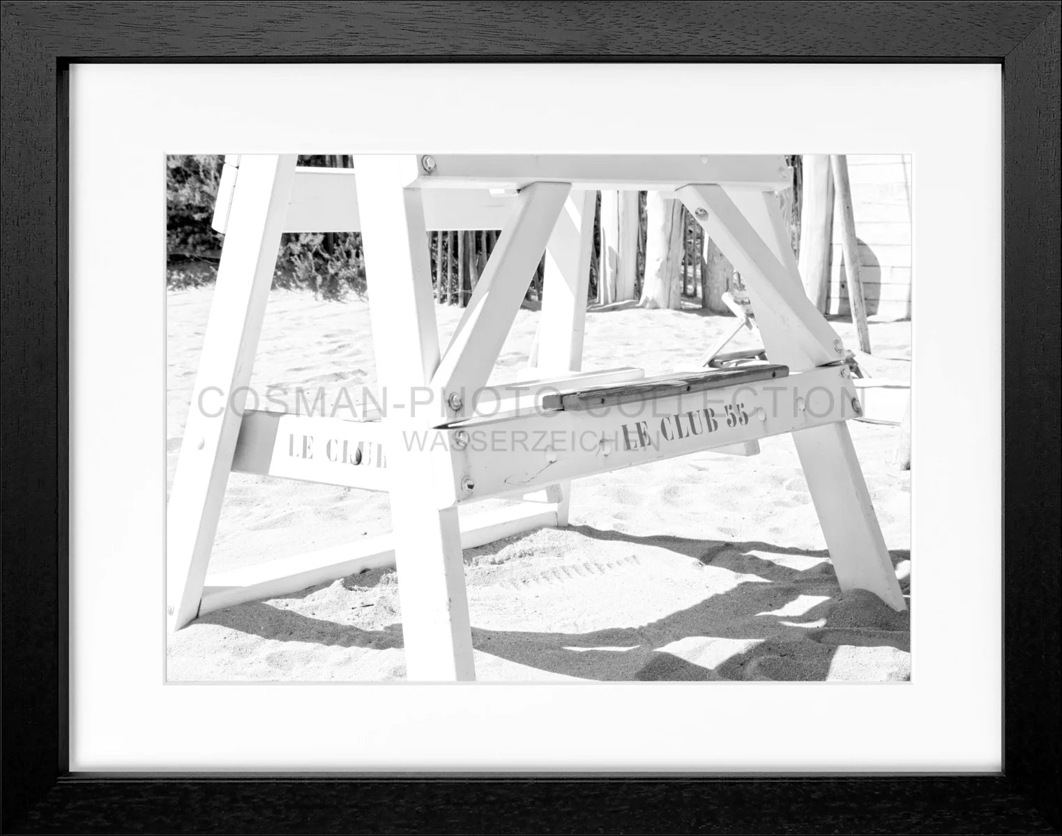 Poster mit Rahmen ’Le Club 55’ Saint Tropez ST31