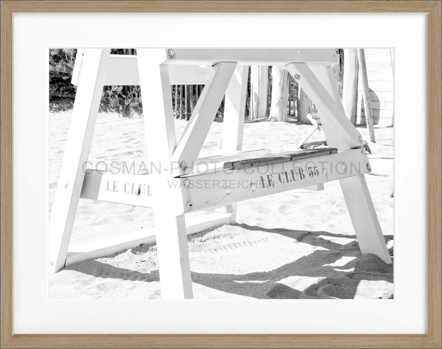 Poster mit Rahmen ’Le Club 55’ Saint Tropez ST31