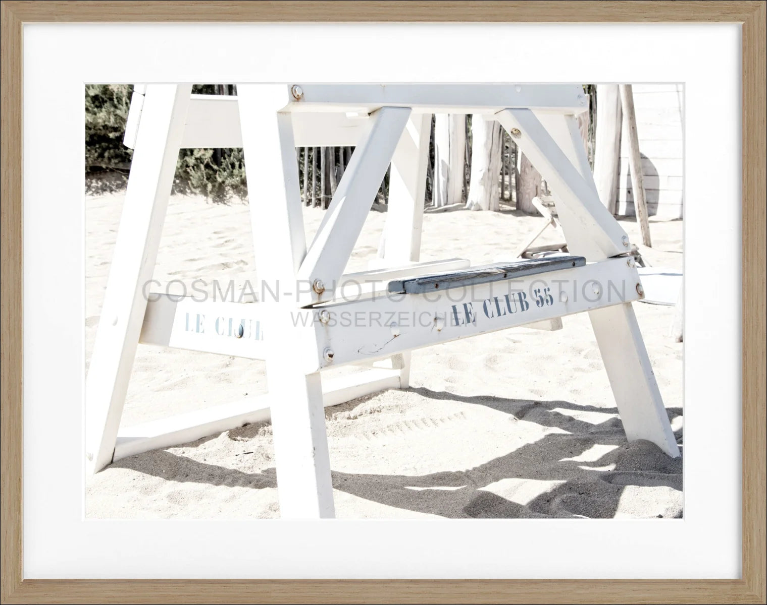 Poster mit Rahmen ’Le Club 55’ Saint Tropez ST31