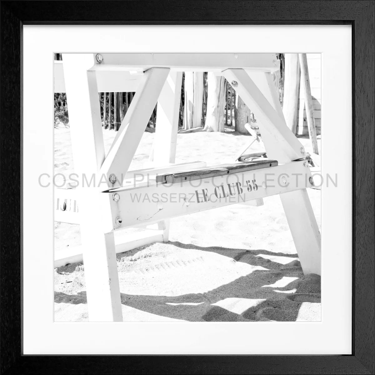 Poster mit Rahmen ’Le Club 55’ Saint Tropez ST31Q