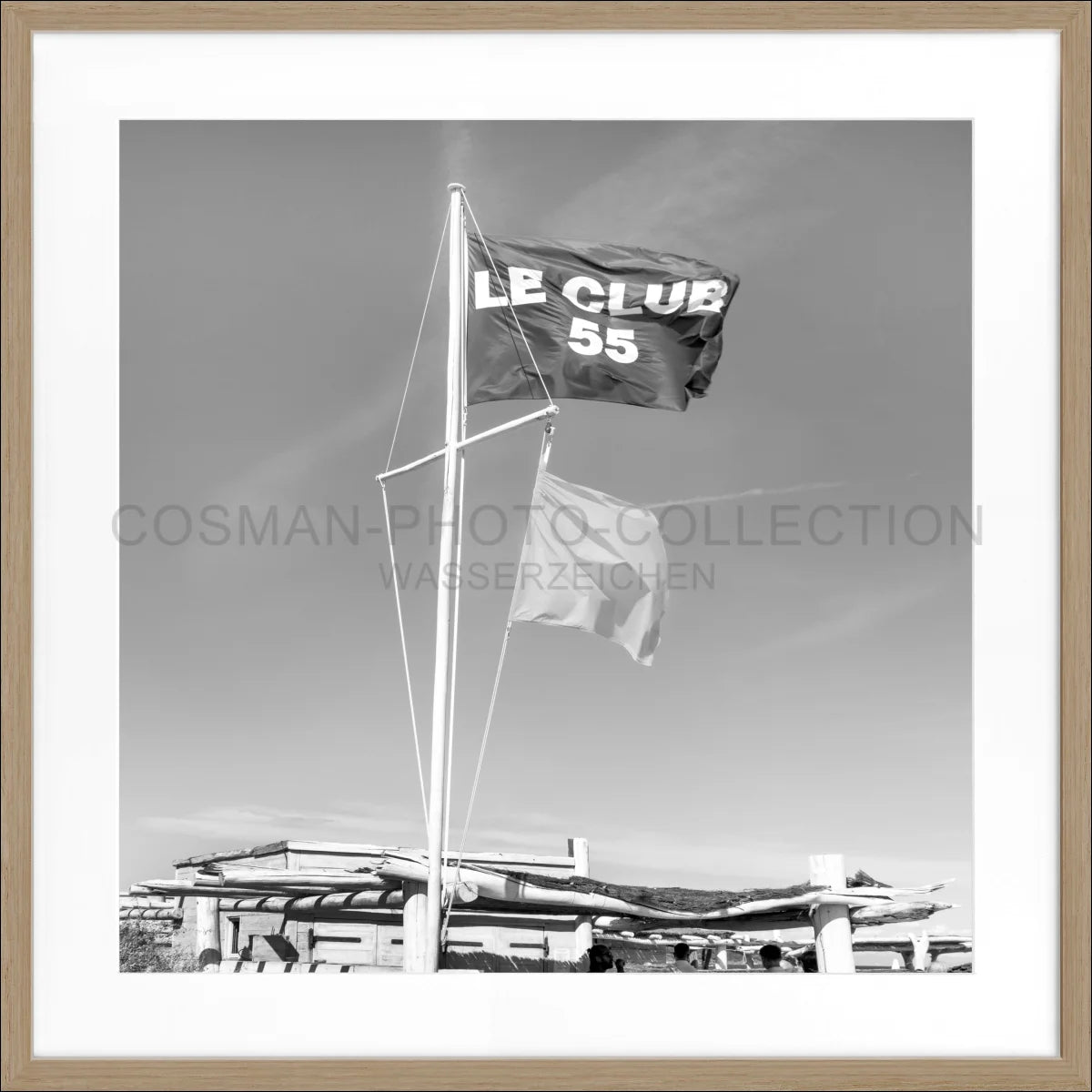 Poster mit Rahmen ’Le Club 55’ Saint Tropez ST32Q