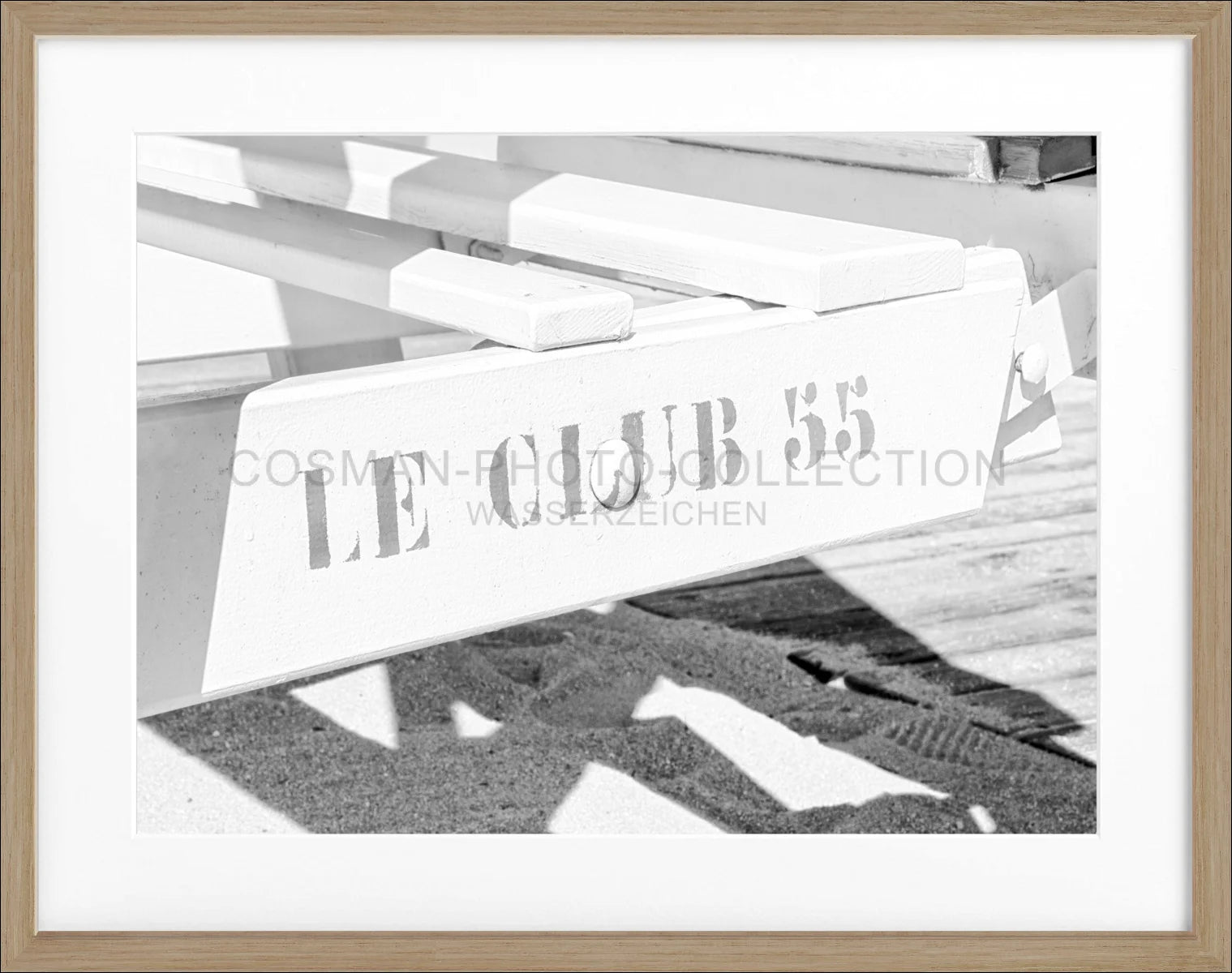 Poster mit Rahmen ’Le Club 55’ Saint Tropez ST41