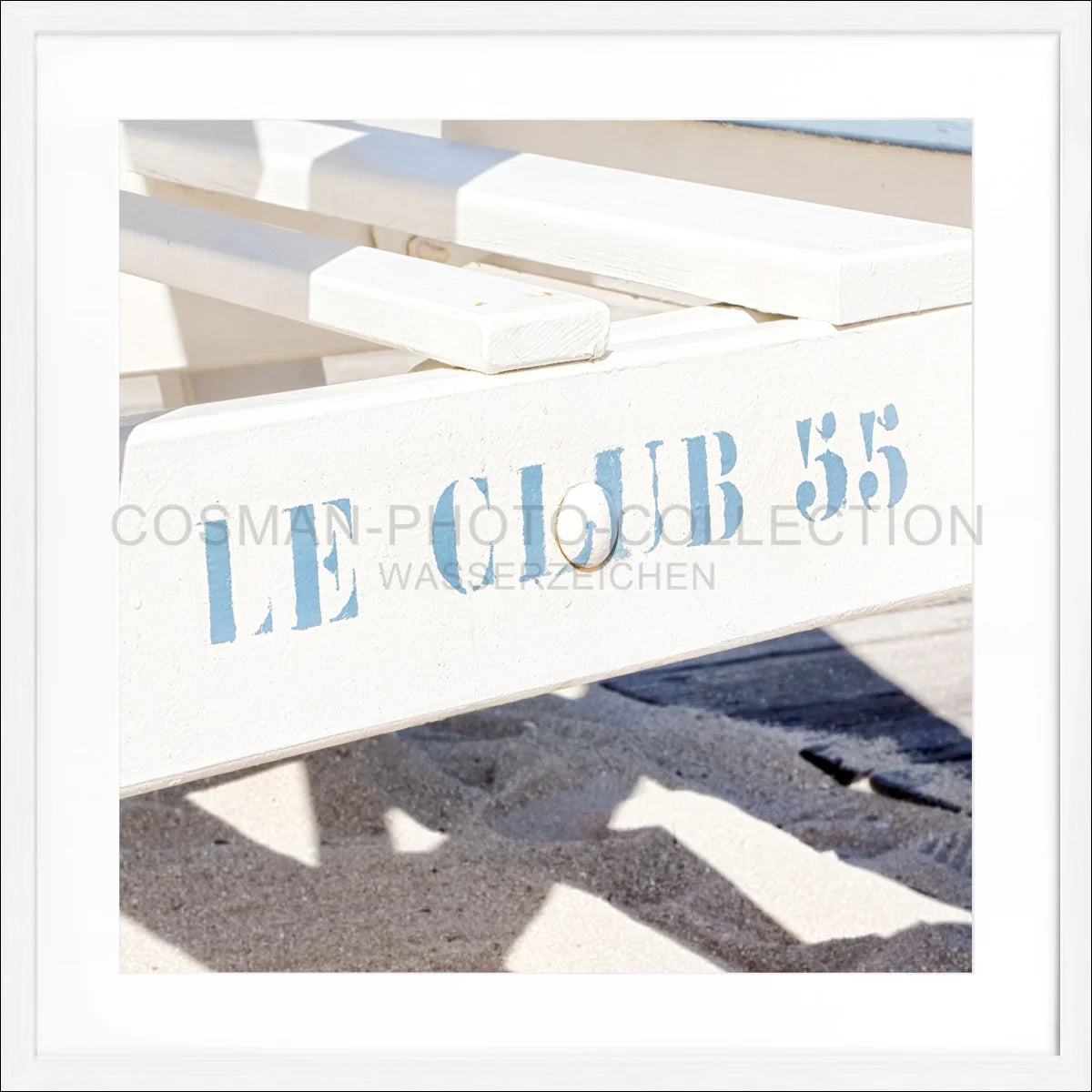 Poster mit Rahmen ’Le Club 55’ Saint Tropez ST41Q