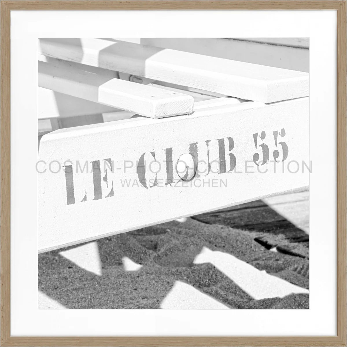 Poster mit Rahmen ’Le Club 55’ Saint Tropez ST41Q