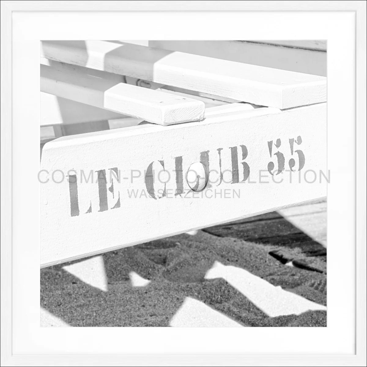 Poster mit Rahmen ’Le Club 55’ Saint Tropez ST41Q