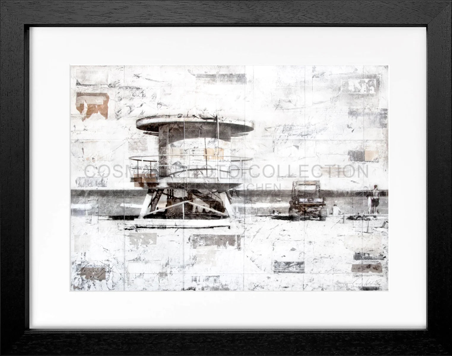 Poster mit Rahmen ’Lifeguard’ Florida Miami Beach GM79