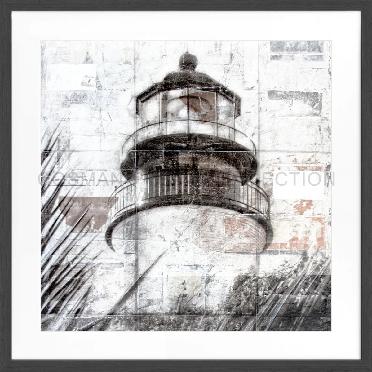 Poster mit Rahmen ’Lighthouse’ Key West GM75Q - Wandbilder