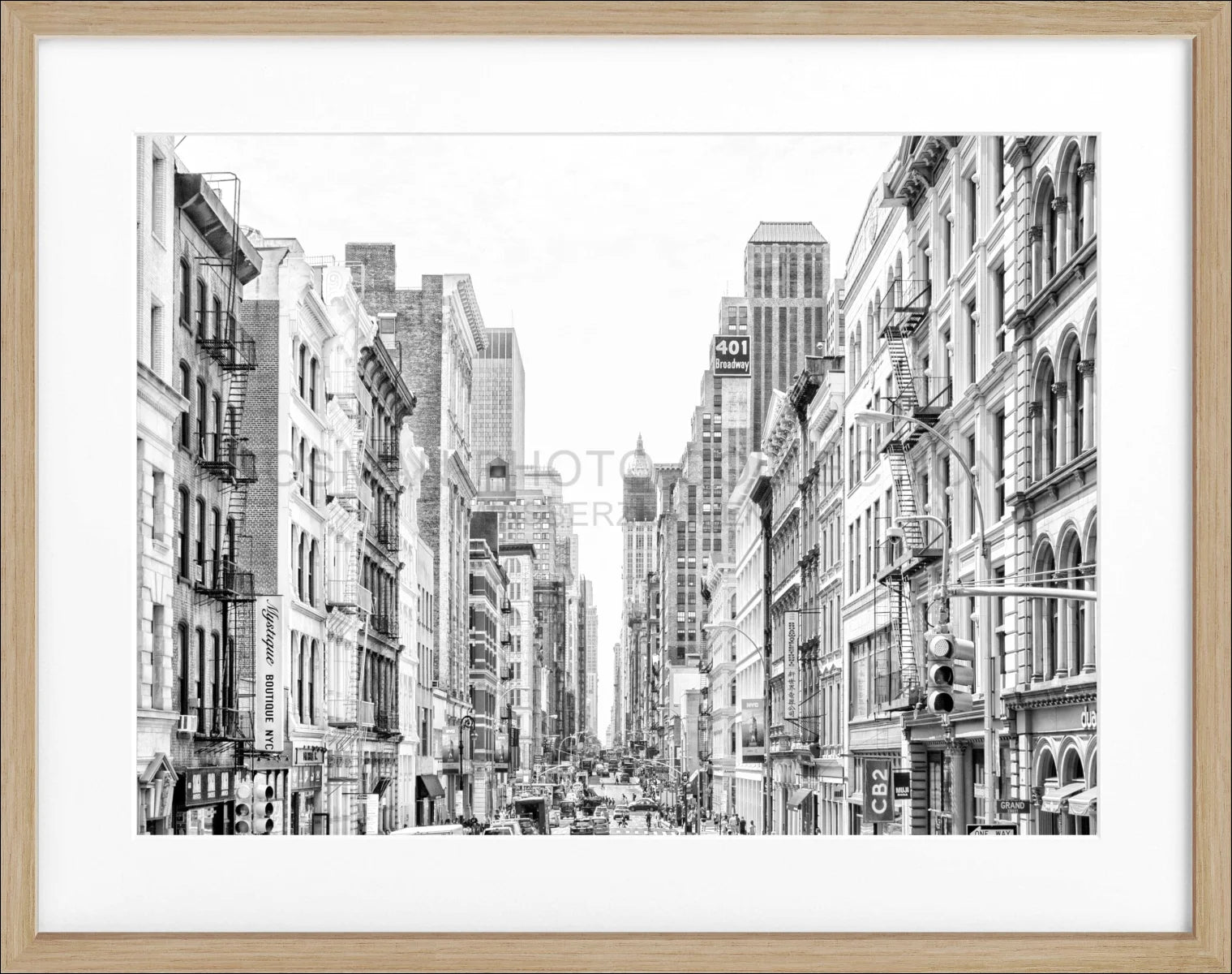 Poster mit Rahmen New York ’Broadway’ NY86 - Wandbilder
