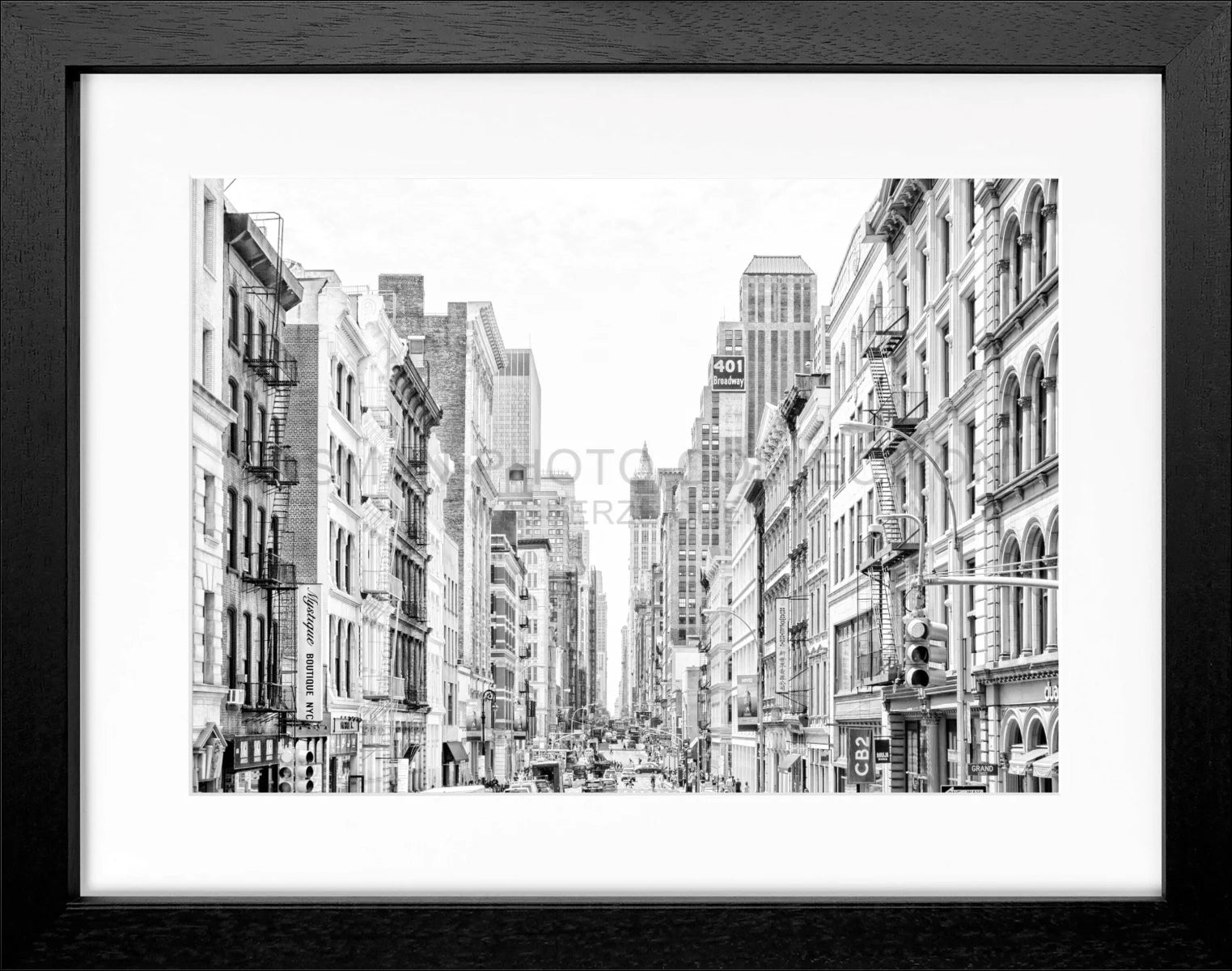 Poster mit Rahmen New York ’Broadway’ NY86 - Wandbilder