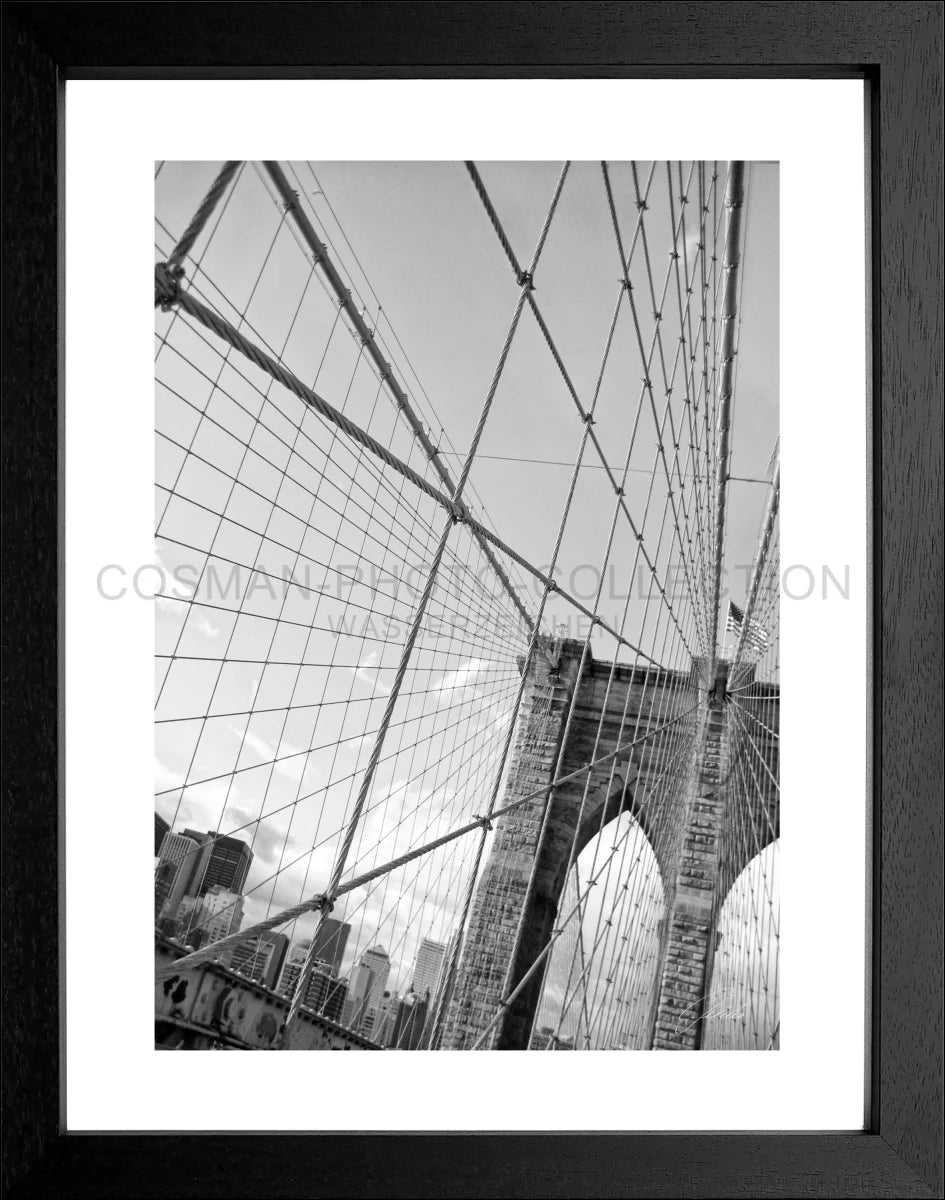 Poster mit Rahmen New York ’Brooklyn Bridge’ NY102