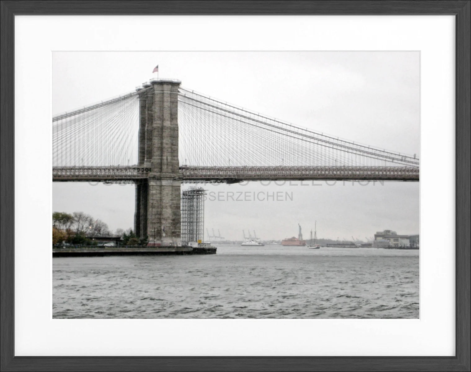 Poster mit Rahmen New York ’Brooklyn Bridge’ NY69