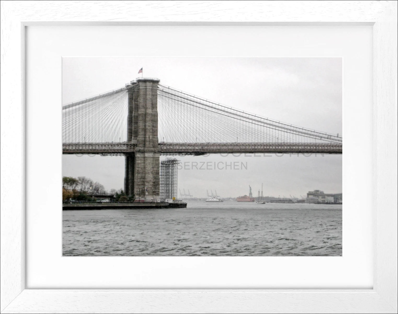 Poster mit Rahmen New York ’Brooklyn Bridge’ NY69