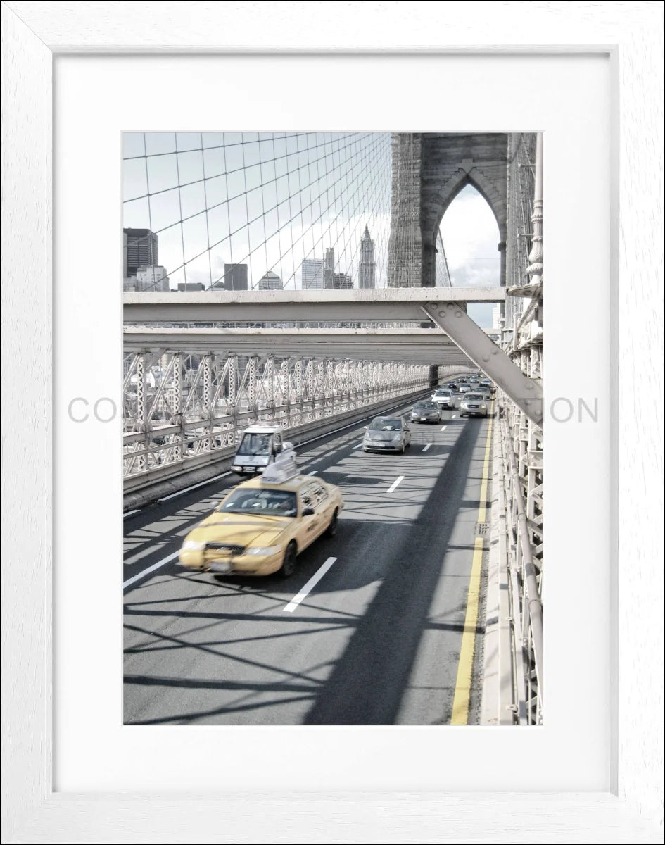 Poster mit Rahmen New York ’Brooklyn Bridge’ NY70