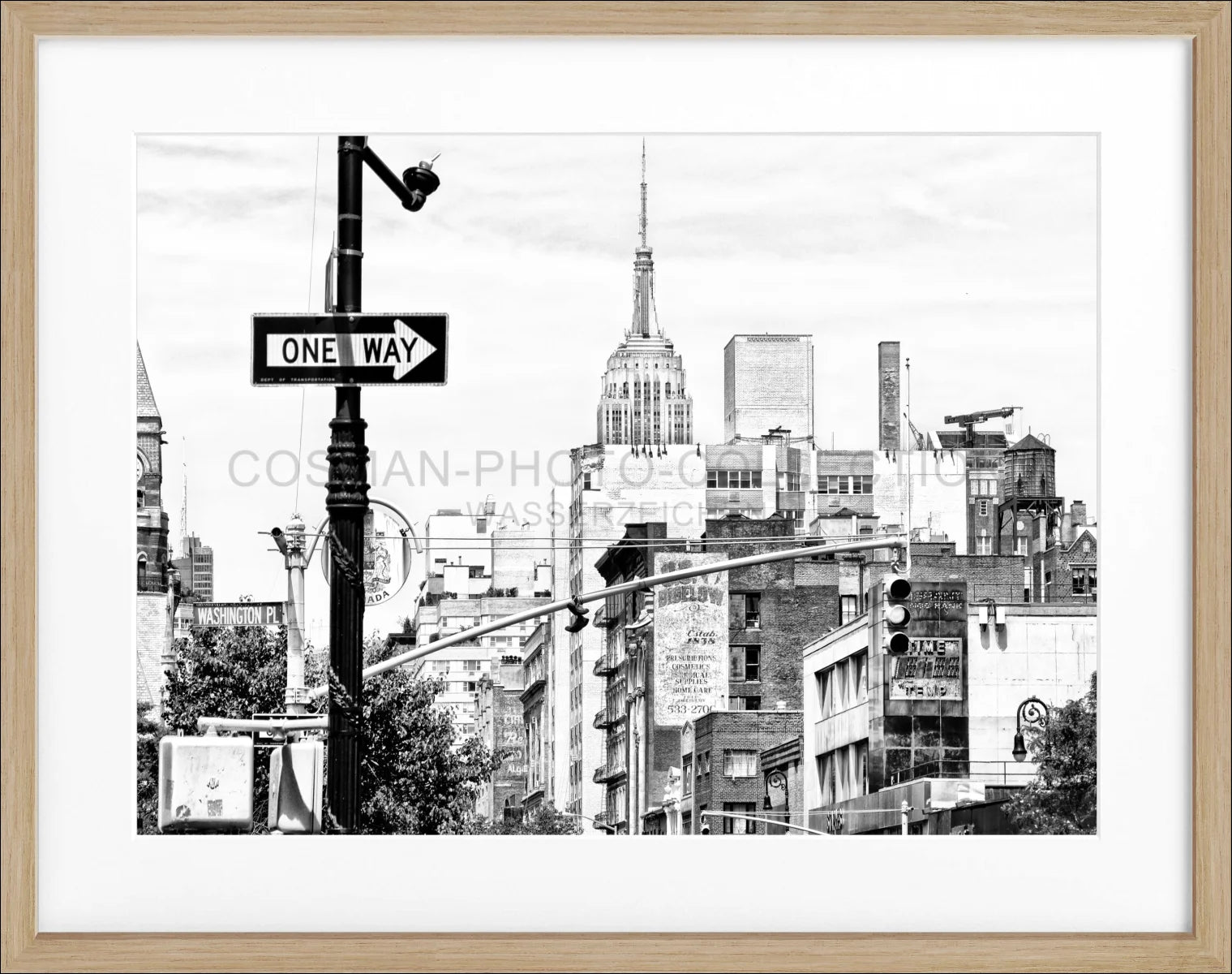 Poster mit Rahmen New York ’Empire State Building’ NY28