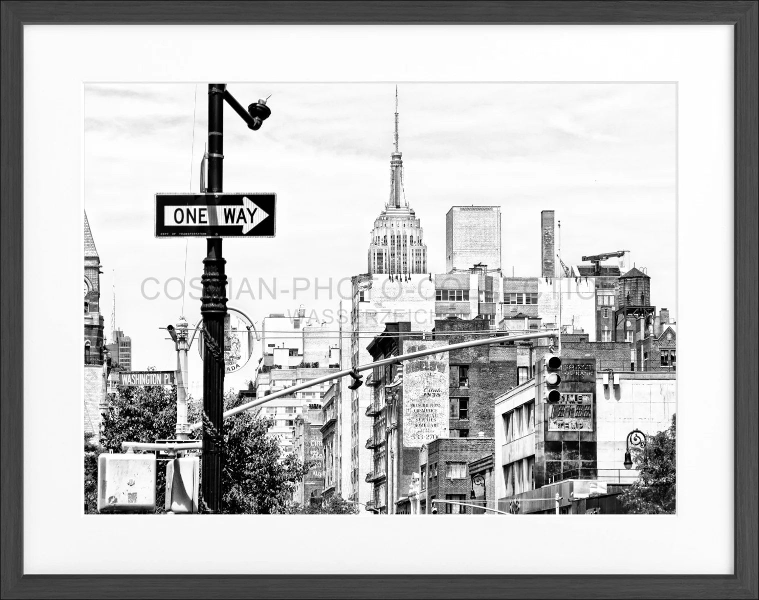 Poster mit Rahmen New York ’Empire State Building’ NY28