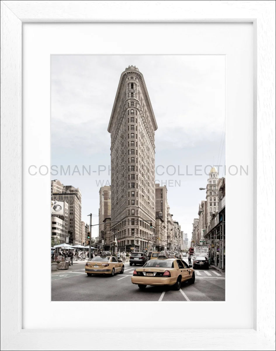 Poster mit Rahmen New York ’Flatiron Building’ NY48