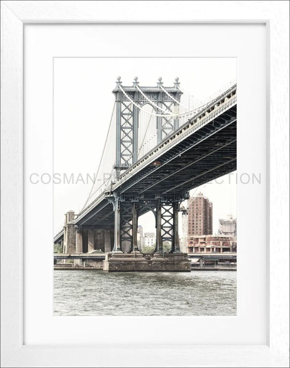 Poster mit Rahmen New York ’Manhattan Bridge’ NY44