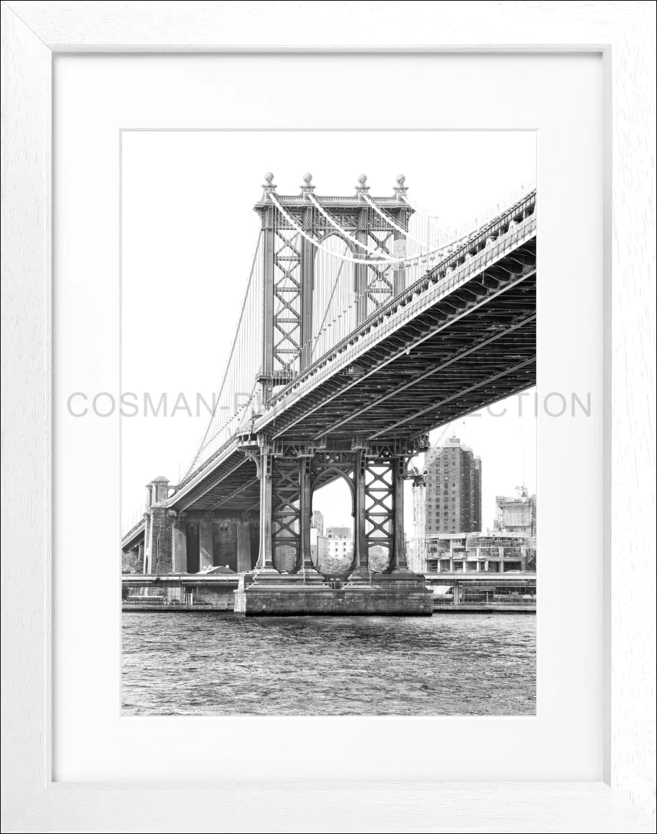 Poster mit Rahmen New York ’Manhattan Bridge’ NY44