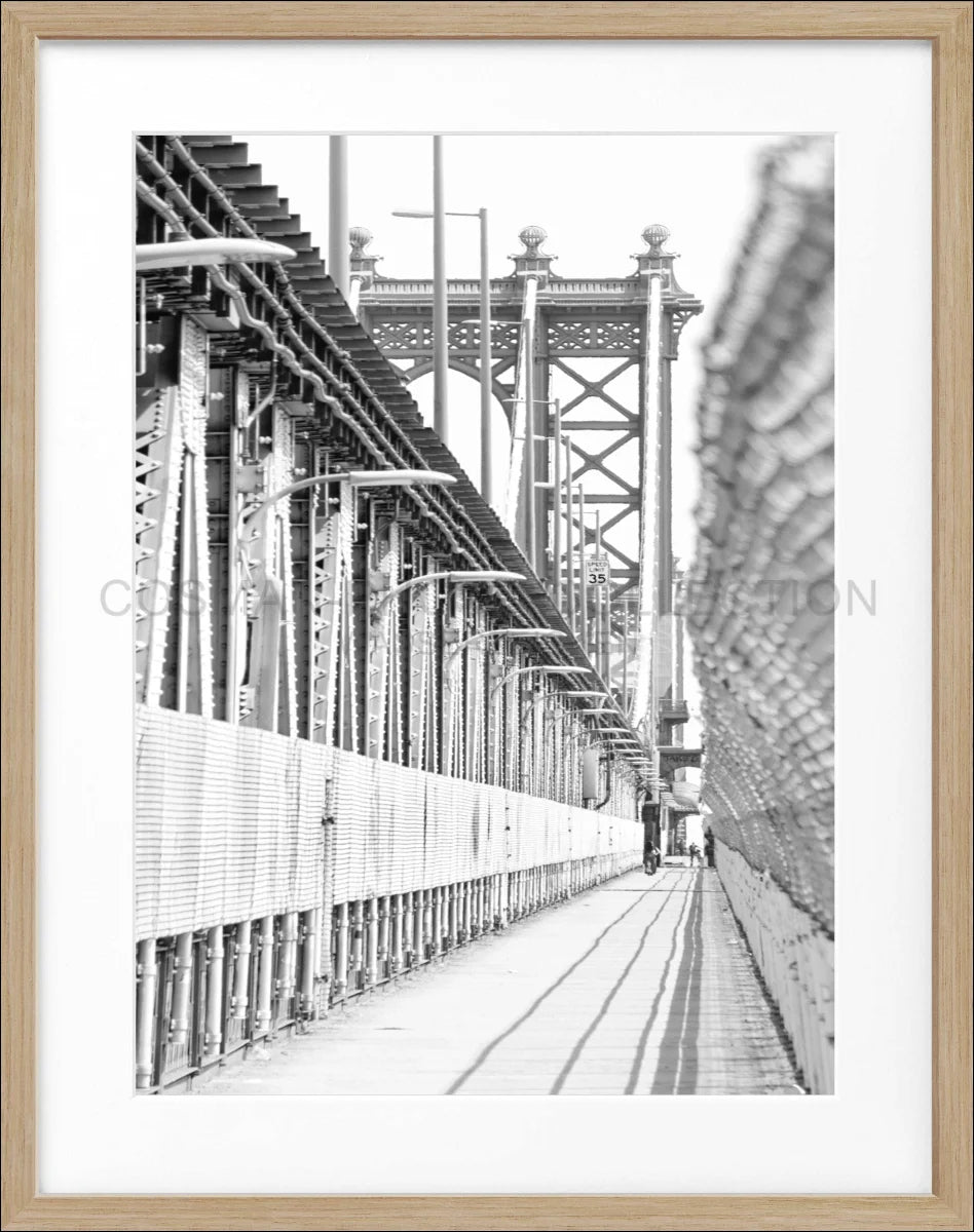 Poster mit Rahmen New York ’Manhattan Bridge’ NY84
