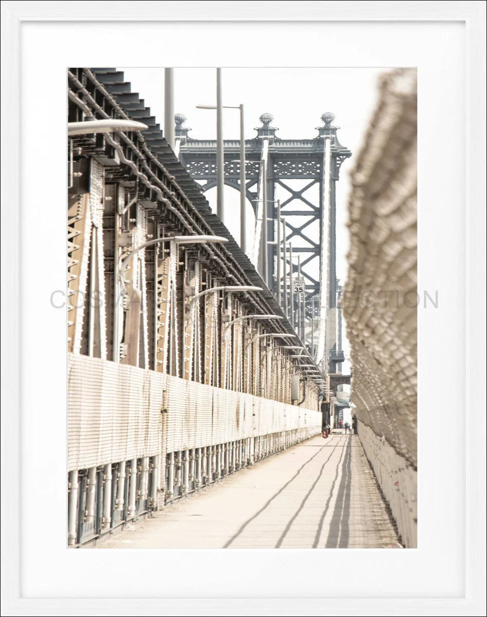 Poster mit Rahmen New York ’Manhattan Bridge’ NY84