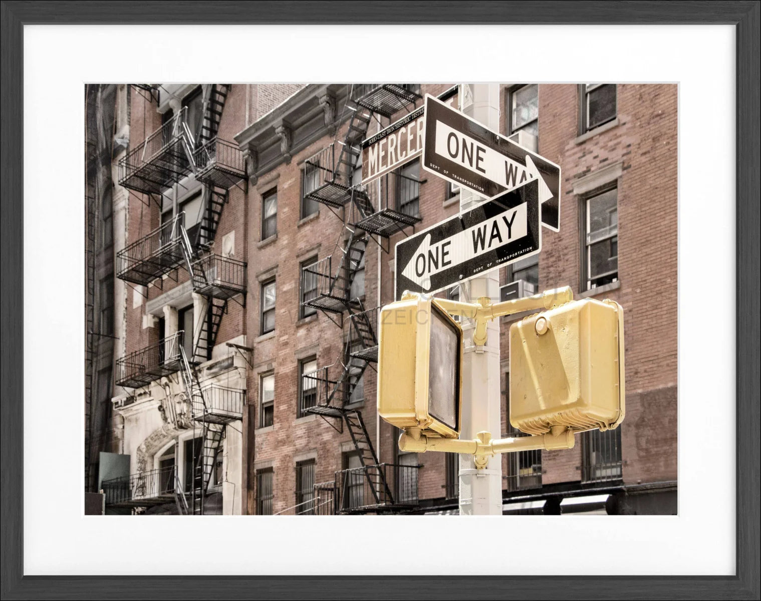 Poster mit Rahmen New York NY82 - Wandbilder