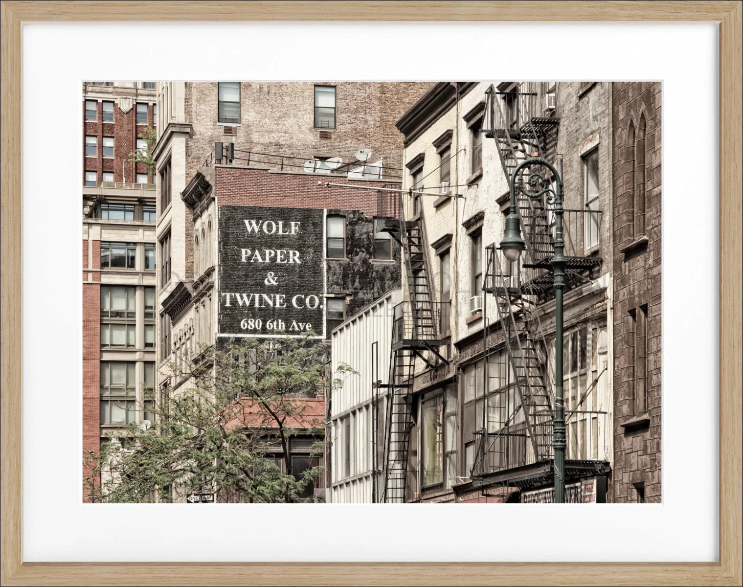 Poster mit Rahmen New York NY91 - Wandbilder