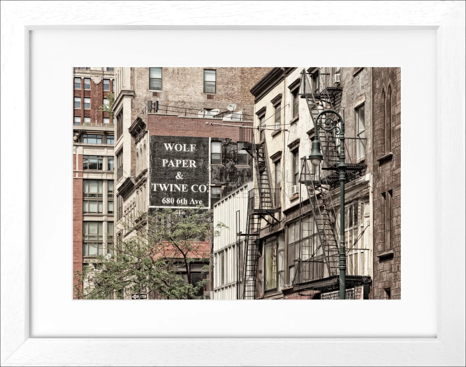 Poster mit Rahmen New York NY91 - Wandbilder