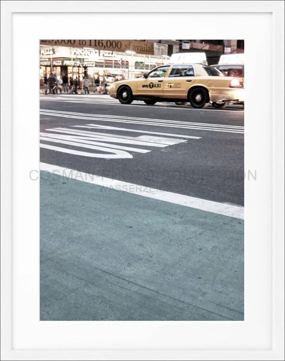 Poster mit Rahmen New York ’Yellow Cap’ NY58 - Wandbilder