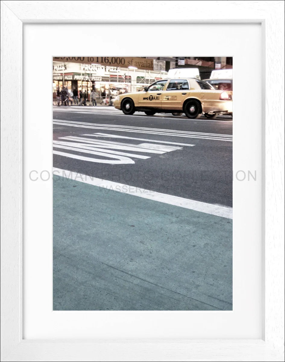 Poster mit Rahmen New York ’Yellow Cap’ NY58 - Wandbilder