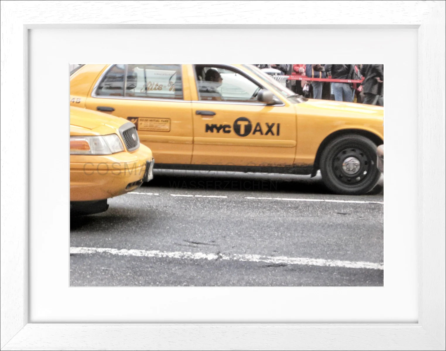 Poster mit Rahmen New York ’Yellow Cap’ NY61 - Wandbilder