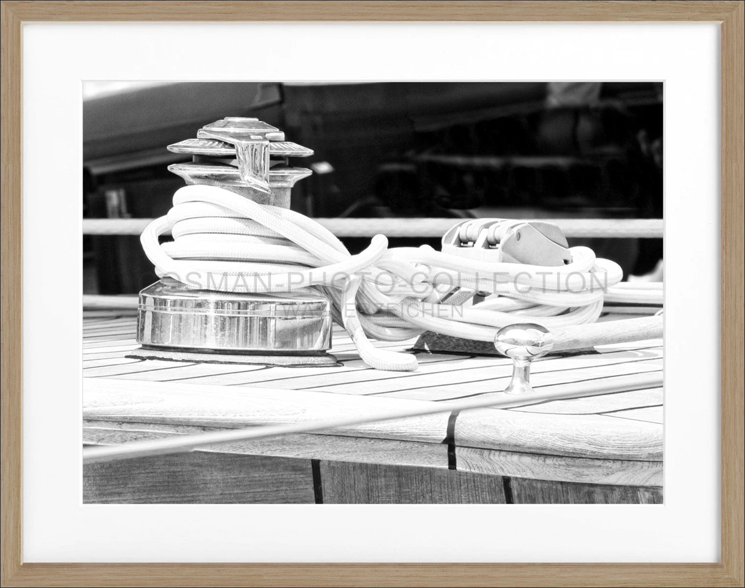 Poster mit Rahmen ’Sailing’ Saint Tropez ST11 - Wandbilder