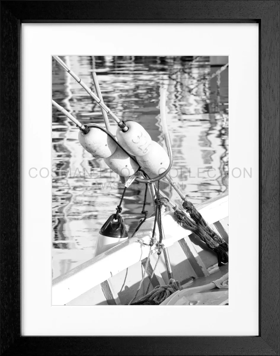 Poster mit Rahmen Saint Tropez ’Boot’ ST18 - Wandbilder