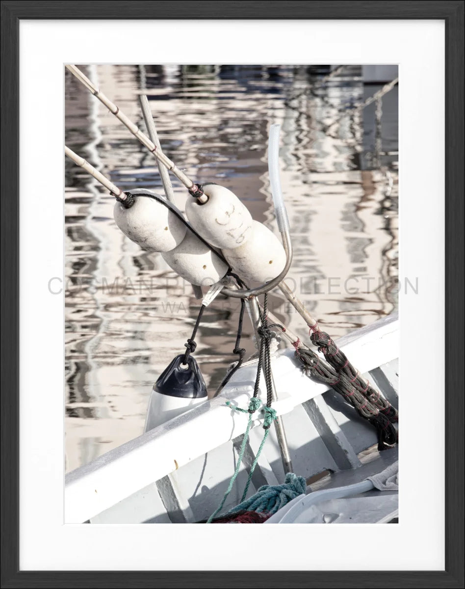 Poster mit Rahmen Saint Tropez ’Boot’ ST18 - Wandbilder