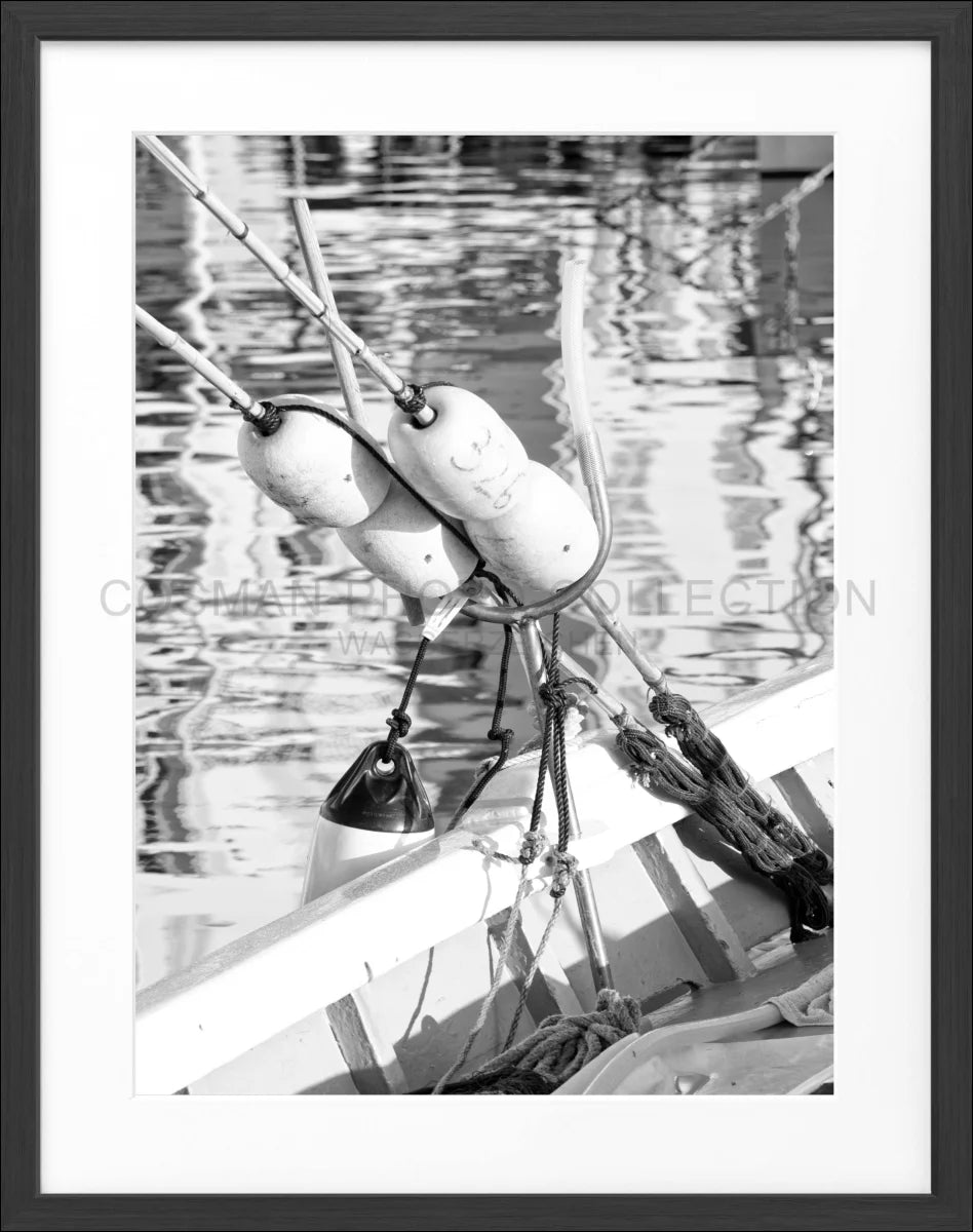 Poster mit Rahmen Saint Tropez ’Boot’ ST18 - Wandbilder