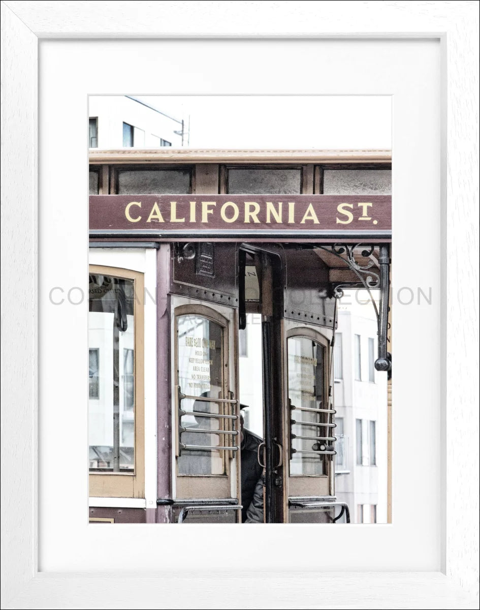 Poster mit Rahmen San Francisco ’California Street’ SF03