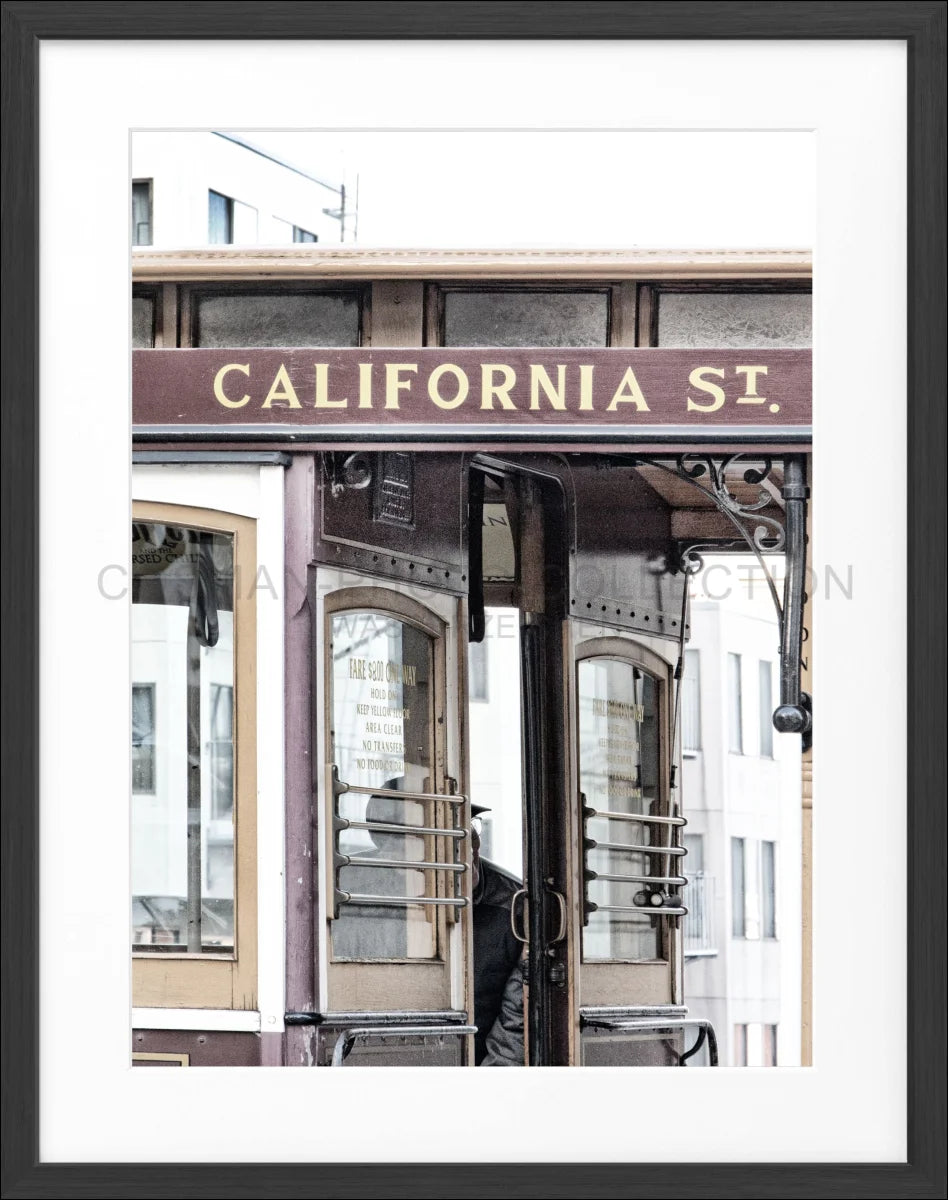 Poster mit Rahmen San Francisco ’California Street’ SF03