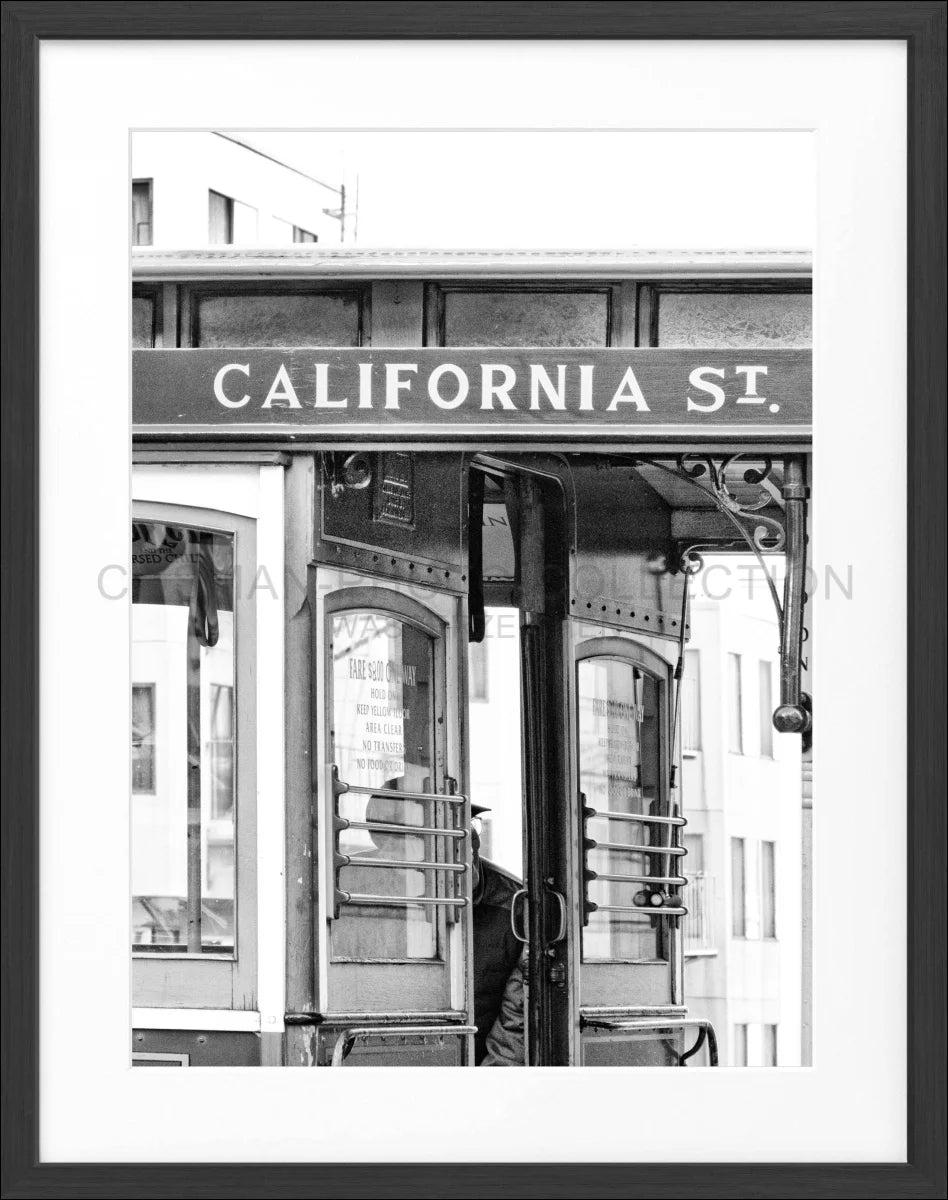 Poster mit Rahmen San Francisco ’California Street’ SF03