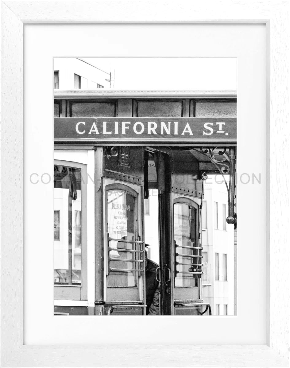 Poster mit Rahmen San Francisco ’California Street’ SF03