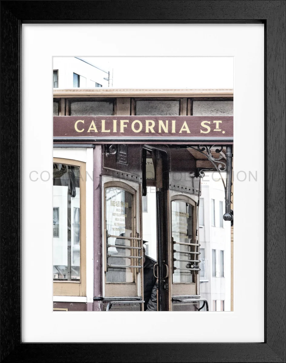 Poster mit Rahmen San Francisco ’California Street’ SF03