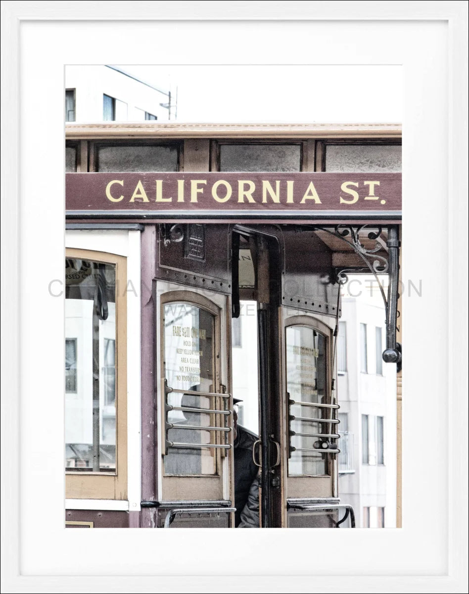 Poster mit Rahmen San Francisco ’California Street’ SF03