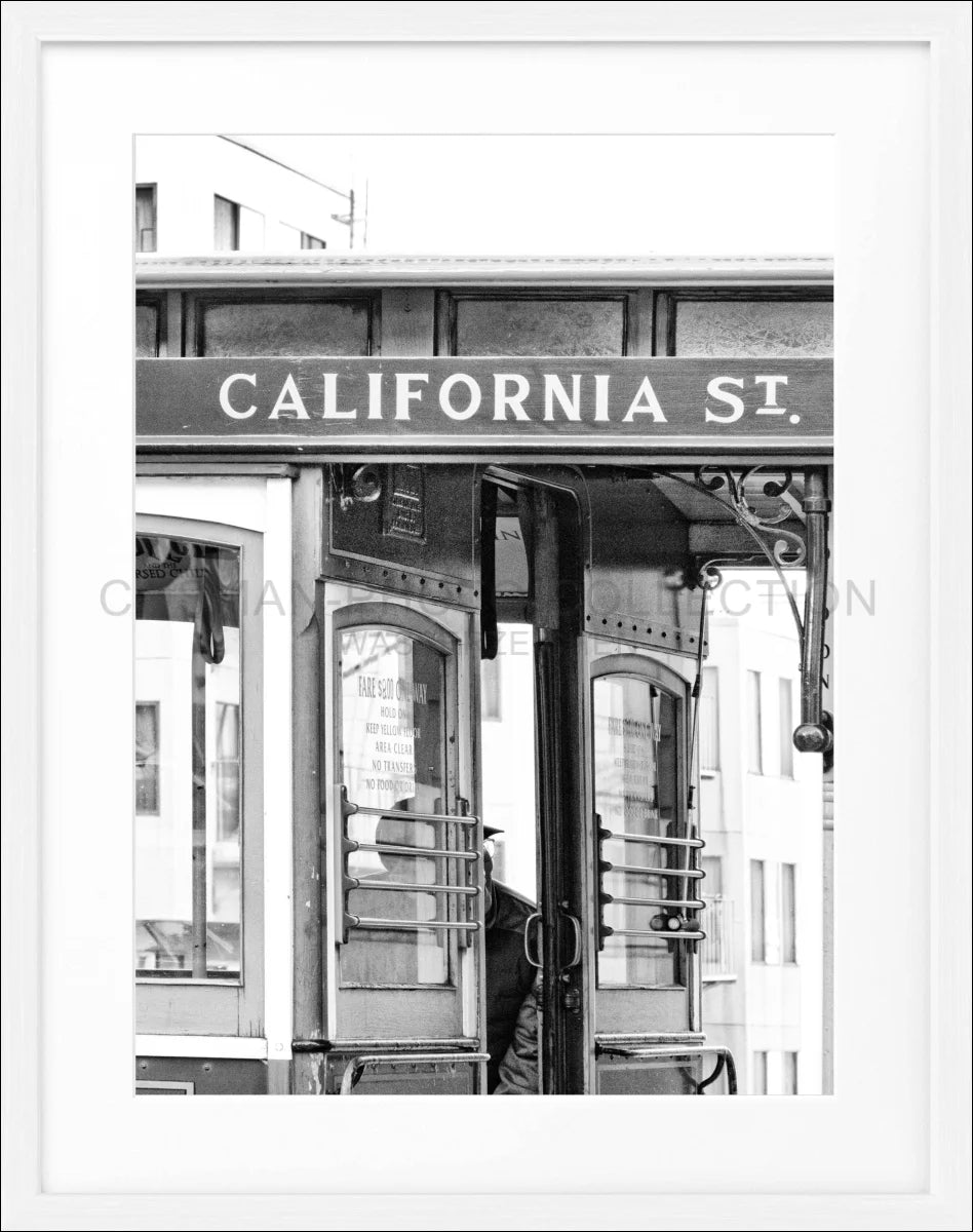 Poster mit Rahmen San Francisco ’California Street’ SF03