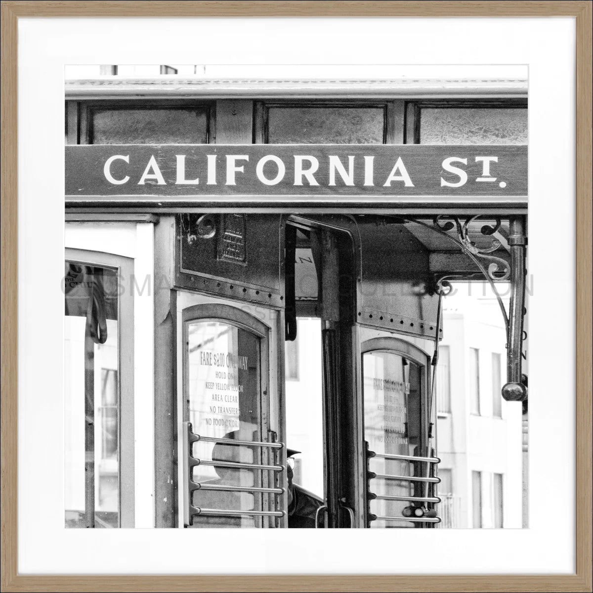 Poster mit Rahmen San Francisco ’California Street’ SF03Q
