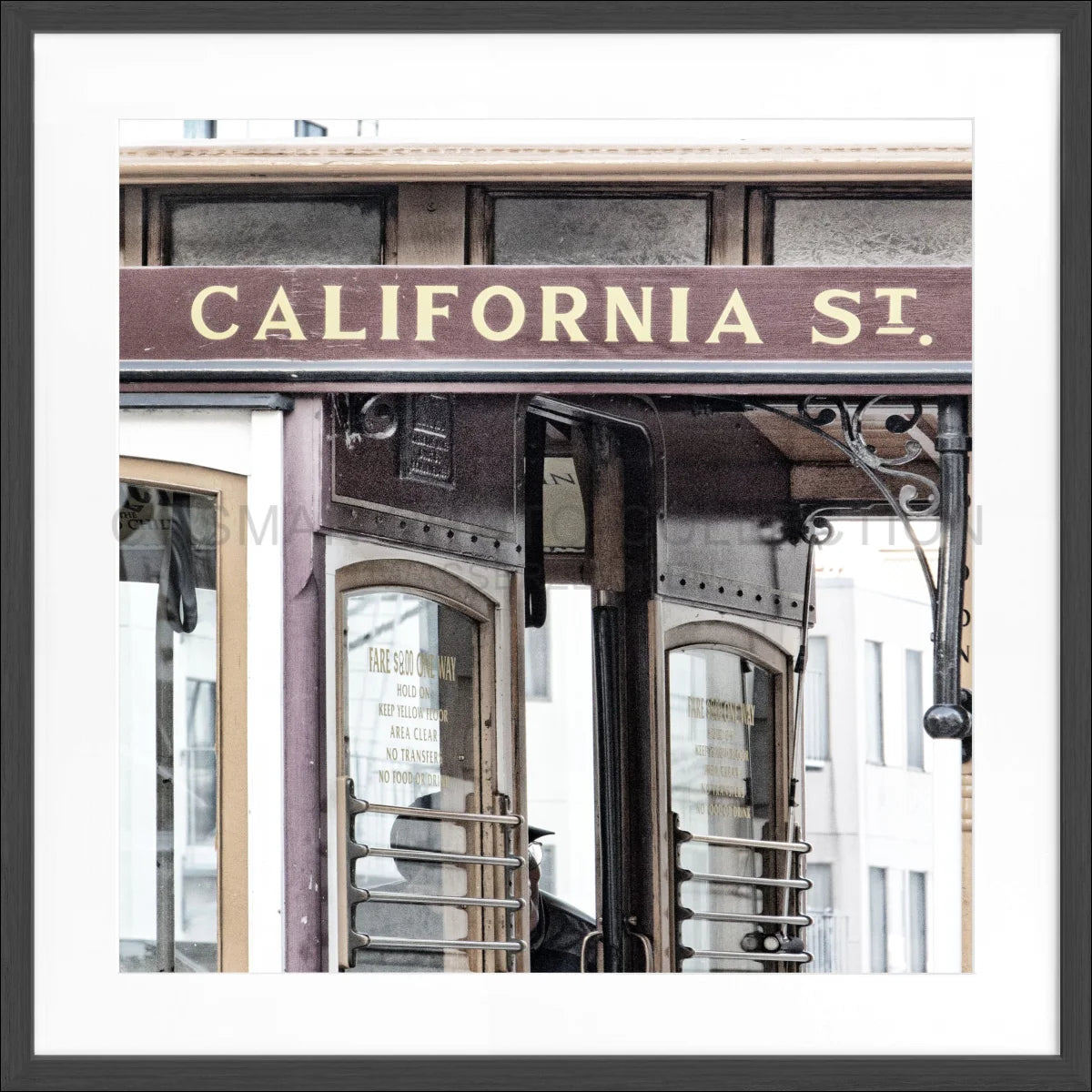 Poster mit Rahmen San Francisco ’California Street’ SF03Q