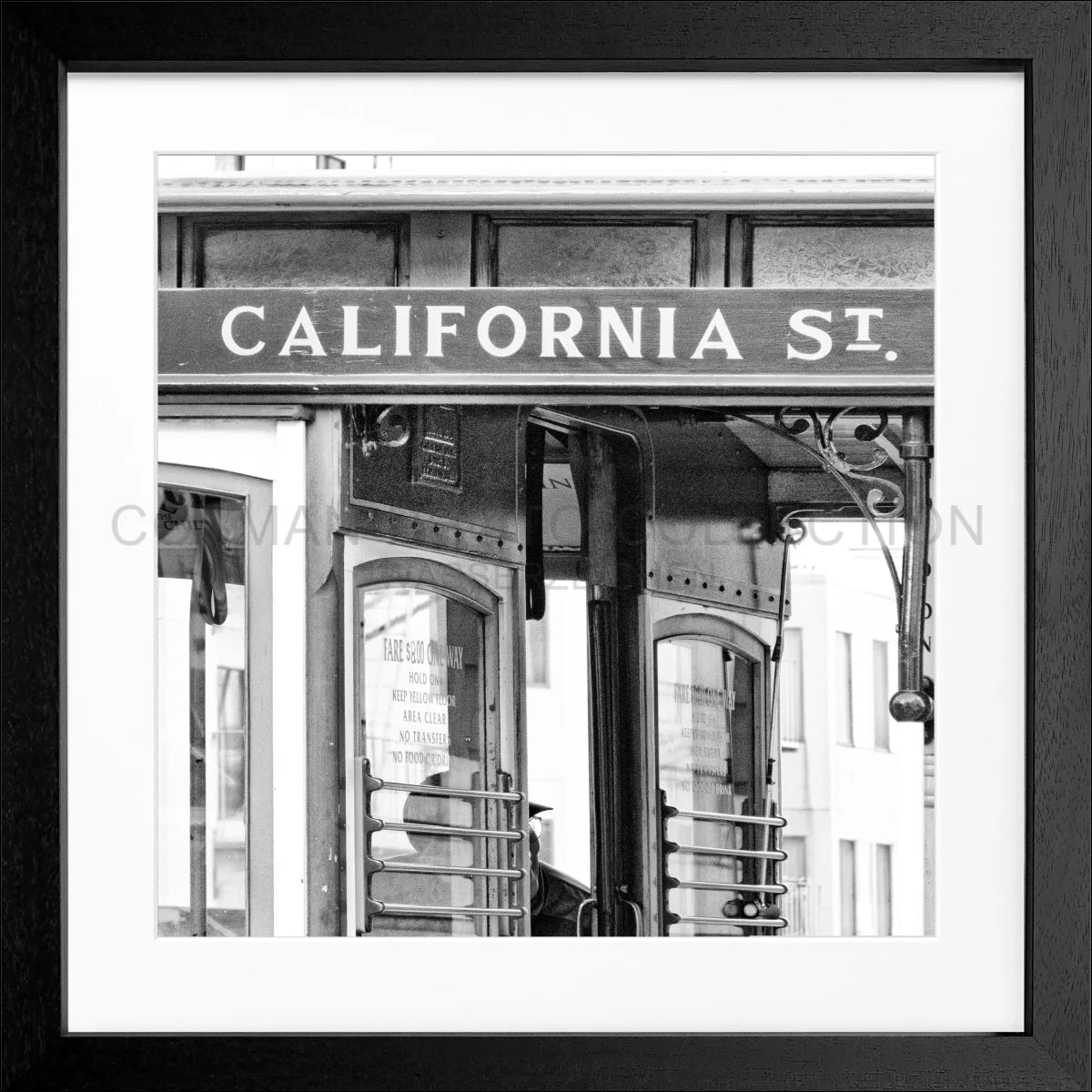 Poster mit Rahmen San Francisco ’California Street’ SF03Q